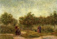 Gogh, Vincent van - People Walking in a Public Garden at Asnieres